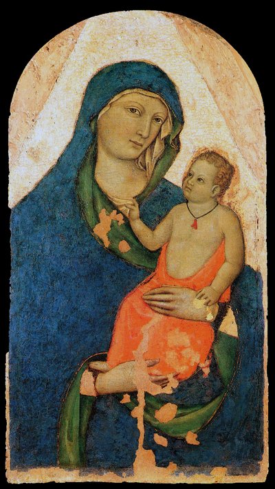 Madonna und Kind von Jacopo del Casentino